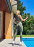 Leggings Lismina Bolsillos Caqui